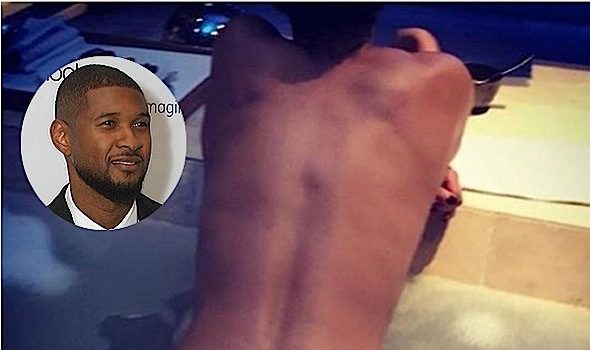 Look! Usher Shares Semi-Nude Photo of Wife