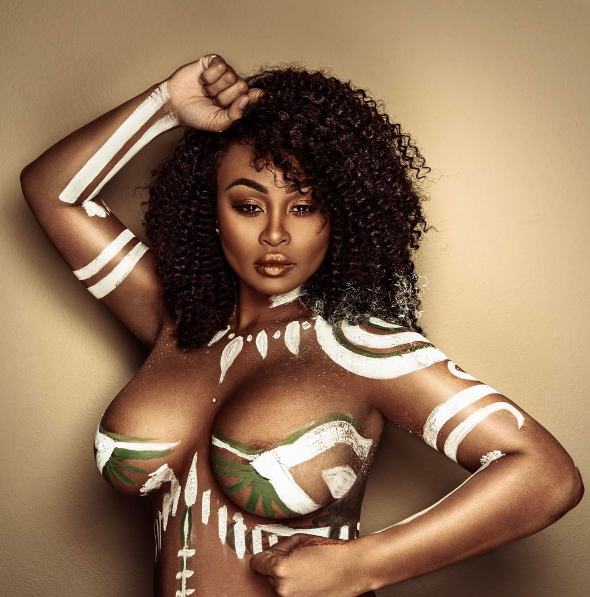 Nips Out! Blac Chyna Goes Topless For New Shoot [Photos]
