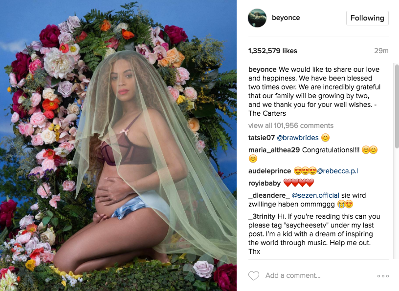 Beyonce: I'll find out my twins gender in 2 weeks!