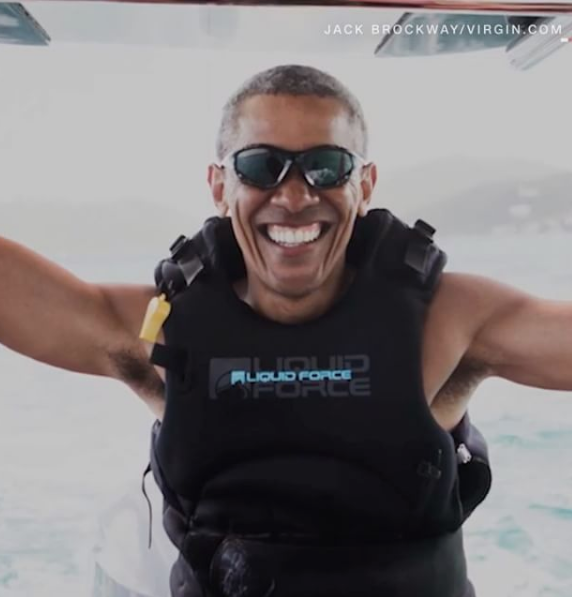 An Unbothered Obama Is Kitesurfing, Amidst Trump’s Controversial Presidency