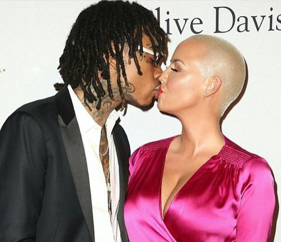 Amber Rose & Wiz Khalifa Kiss On Red Carpet, Rose Splits With Val Chmerkovskiy