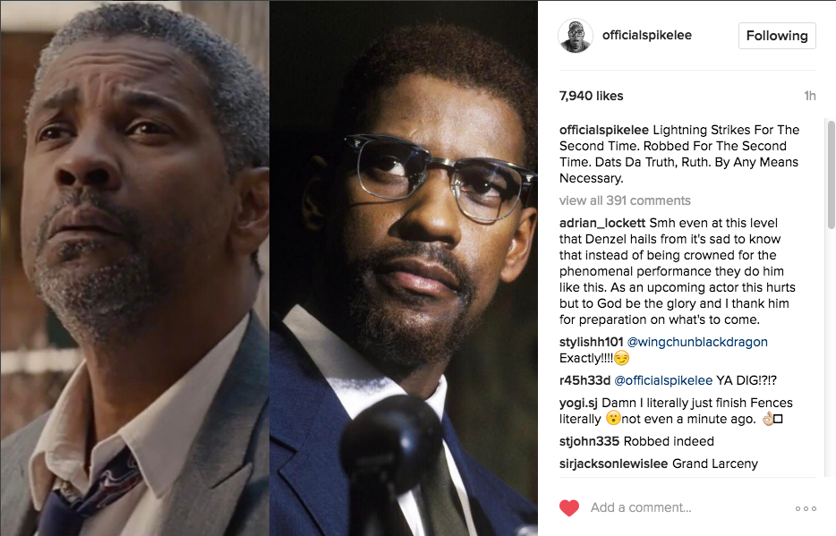 Denzel Washington, Spike Lee Skip Oscars For Lakers Vs. Knicks Game