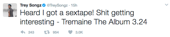 Trey Songz Sex Tape Leaks