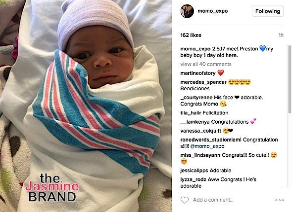 Reggie Bush's Alleged Baby Mama Reveals Newborn Son Baby Preston [Photos]