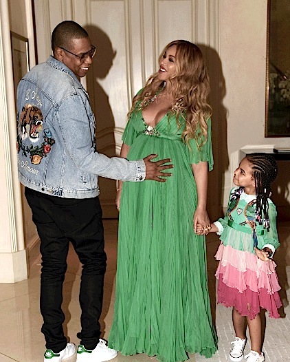 Beyonce, Jay Z & Blue Ivy Attend ‘Beauty And The Beast’ Premiere [Photos]