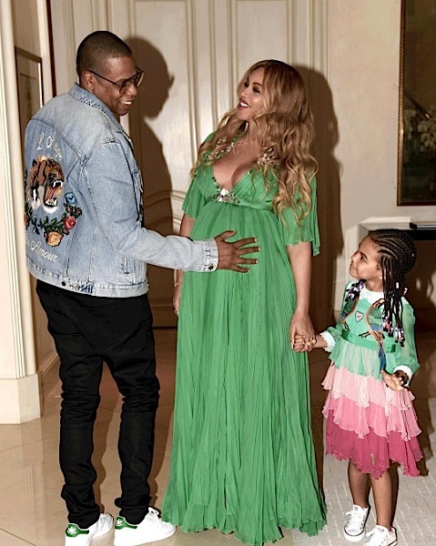 Beyonce, Jay Z & Blue Ivy Attend 'Beauty And The Beast' Premiere [Photos]