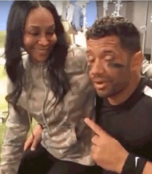 Ciara’s Best Friend Sits On Husband Russell Wilson’s Lap [Social Media Reacts]