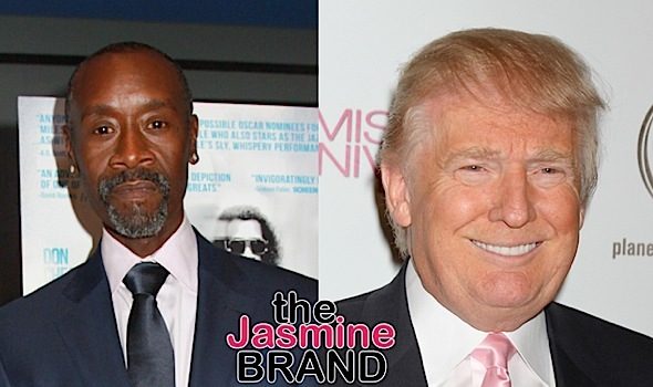Don Cheadle Claims Trump Once Asked Friend: You ever f*ck*d a n*gg*r?
