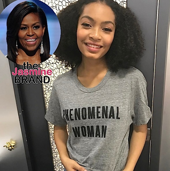 Michelle Obama Wrote A College Recommendation For Yara Shahidi