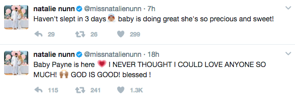 Natalie Nunn & Husband Welcome Daughter