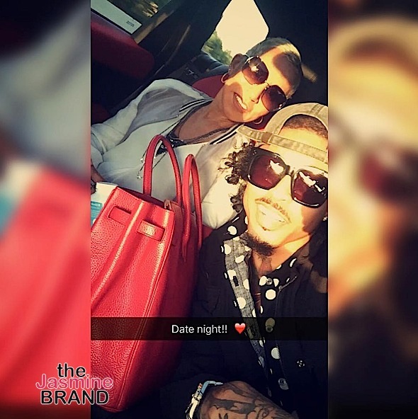 August Alsina’s Date Night With Jada Pinkett Smith’s Mom, NeNe Leakes’ Bikini Body + Kelly Rowland Kicks It With Lewis Hamilton [Photos]