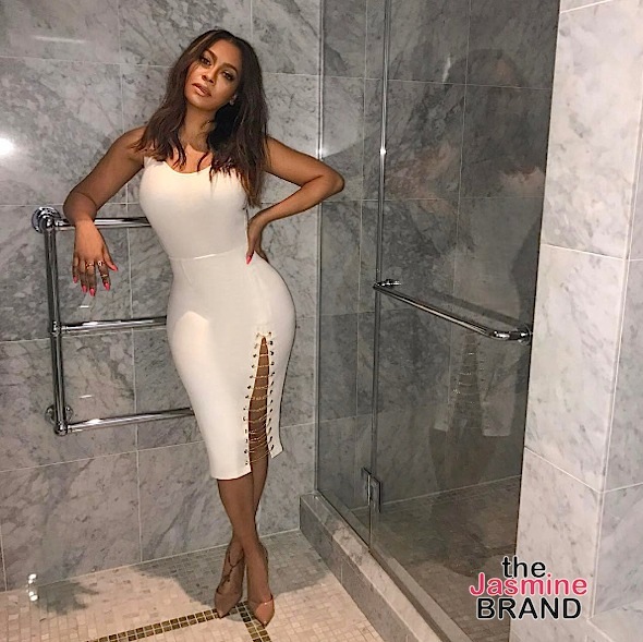 LaLa Anthony wears tight dress, Cassie flashes abs on NYE