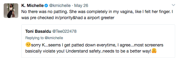 K.Michelle Says TSA Agent Inappropriately Touched Her Vagina