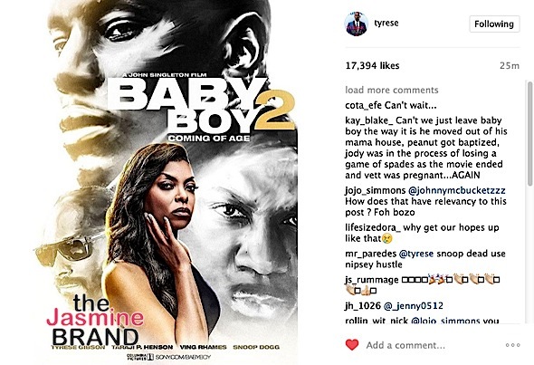 "Baby Boy 2" Movie Poster Released?