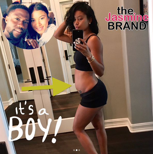 Kevin Hart’s Wife Is Pregnant + See Sonogram & Baby Bump! [Photos]