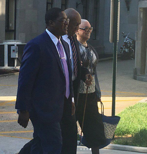 Camille Cosby Accompanies Husband In Court + Bill Cosby Declines To Testify
