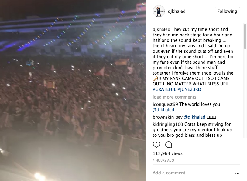 DJ Khaled Booed At EDC Festival - theJasmineBRAND