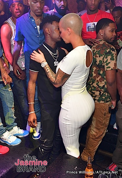 Celebrity Sighting: Amber Rose and 21 Savage in Atlanta