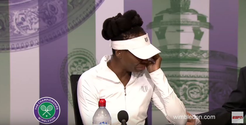 Venus Williams Cries When Asked About Accident That Killed Motorist [VIDEO]