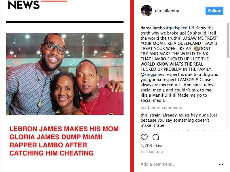 LeBron James Blasted By Mom's Husband: I will expose you! [VIDEO]