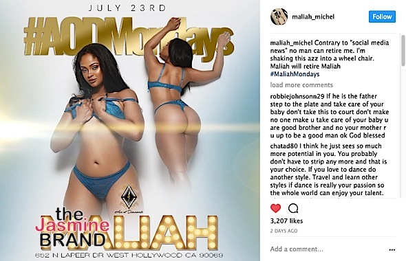 Maliah Michel Says Drake Put Her Down For Being A Stripper: He told me not to compare myself to Beyonce! 
