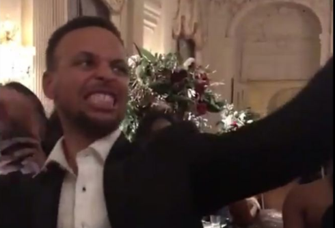 Watch Steph Curry Do The LeBron James Challenge, Kyrie Irving Plays Hypeman