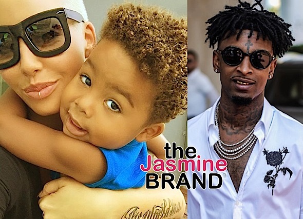 Amber Rose's Boyfriend 21 Savage: I'm not trying to play step-dad to Wiz  Khalifa's son. - theJasmineBRAND