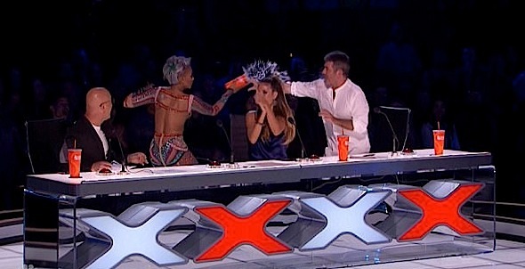 Mel B Speaks Out After Throwing Water On Simon Cowell & Storming Off Stage