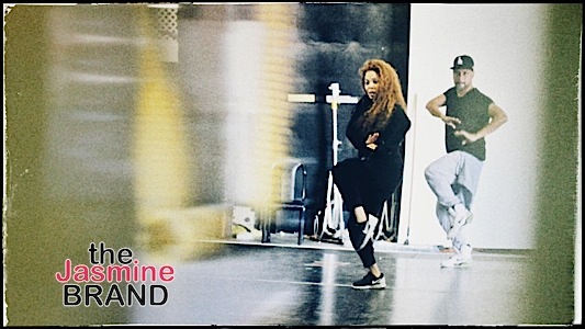 Janet Jackson Spotted At Rehearsal!