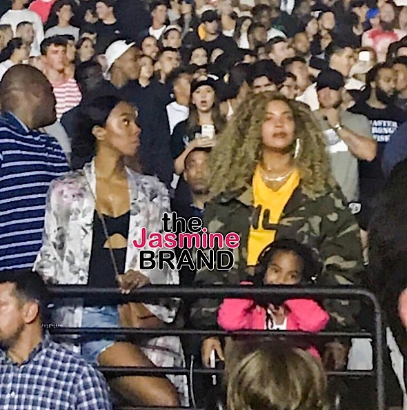 Beyonce, Jay-Z, Blue Ivy & Kelly Rowland Spotted at Kendrick Lamar’s Concert