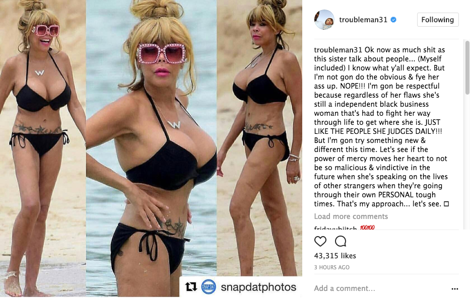 T.I. Hopes Wendy Williams Being Trashed Over Bikini Body Will Help