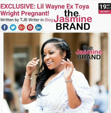 Toya Wright Pregnant