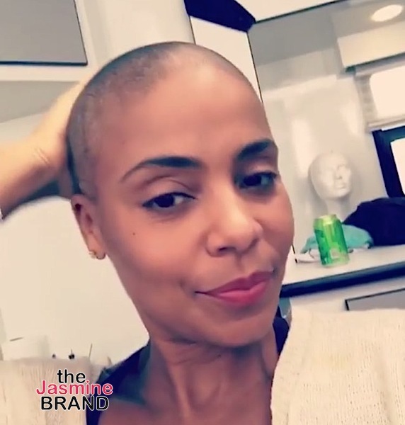 Sanaa Lathan Cuts Her Hair Off! [VIDEO]