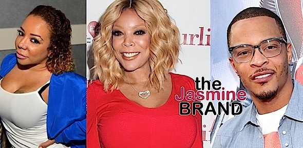 Tiny Denies T.I. Wears Lifts, Warns Wendy Williams: Keep me out the drama.