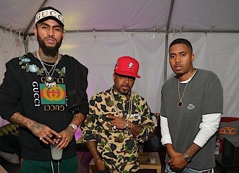 Lil Cease, Dave East, Jermaine Dupri, Nas Party in ATL [Spotted. Stalked. Scene.]