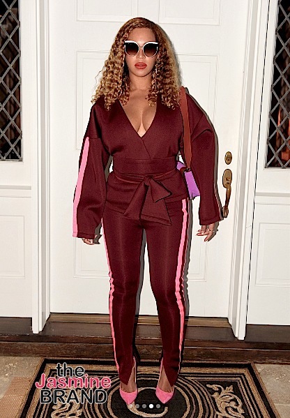 Beyonce Hits Private Jet w/ Jay-Z, Wears Samantha Black Pant Suit ...