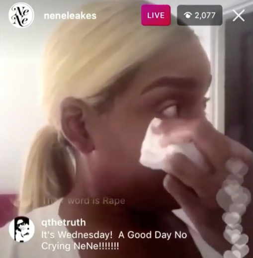 NeNe Leakes Cries Over Rape Backlash