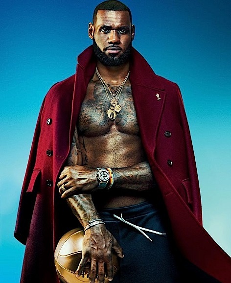 LeBron James Shirtless For GQ & Kerry Washington Natural For Allure Spread