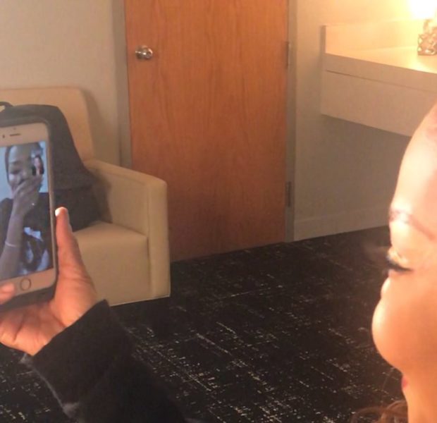 Janet Jackson Surprises Teyana Taylor w/ FaceTime Call