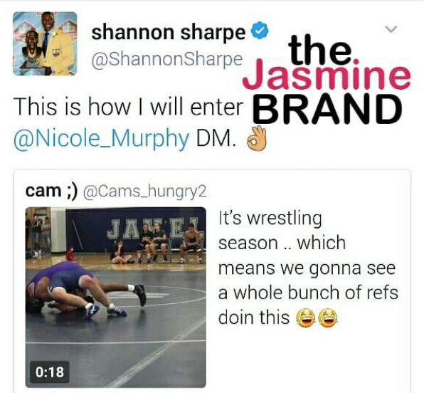 Shannon Sharpe Reveals Crush On Nicole Murphy [VIDEO]