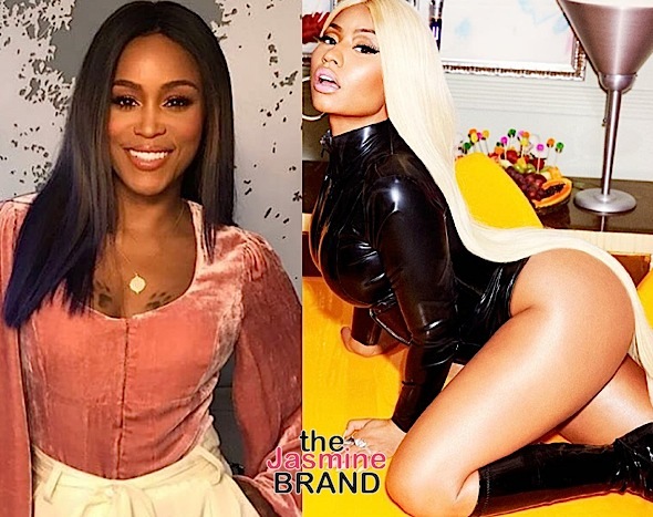Eve Doesn't Approve of Nicki Minaj's Shoot: Its just not right.