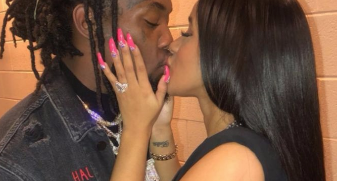Cardi B's Fiance Offset Cheated A Month Before Proposing [Photo]