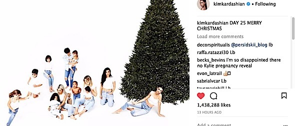 A Pregnant Kylie Jenner Skips Kardashian Holiday Card