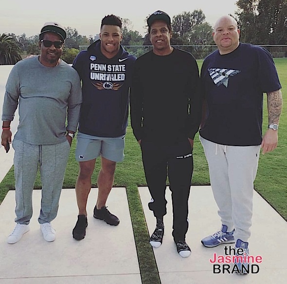 Jay-Z Spotted at Bel-Air Mansion Celebrating New Roc Nation Sports Signee 