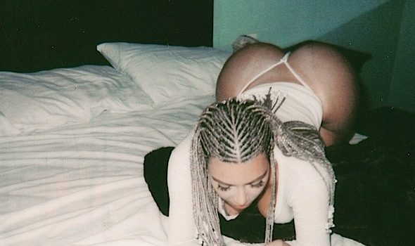 Kim Kardashian Transforms Into A Naked Bo Derek + Lindsay Lohan’s Petty Reaction