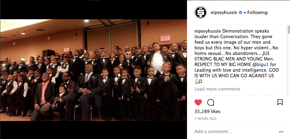 Nipsey Hussle Implies 'Homosexual' Men Are Not Strong Black Men: I said what I said. 
