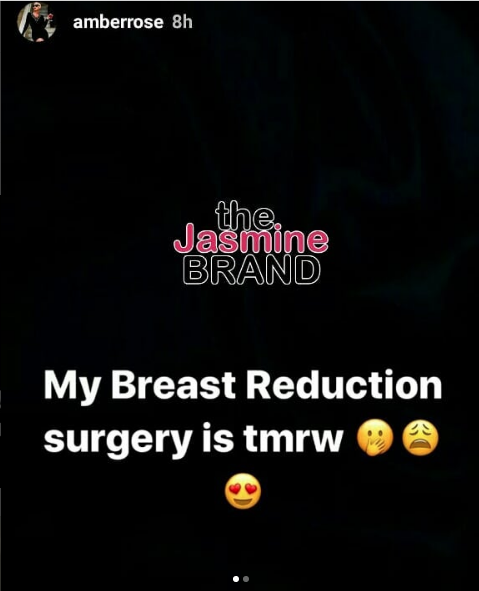 Amber Rose on Her Decision to Get Breast Reduction Surgery