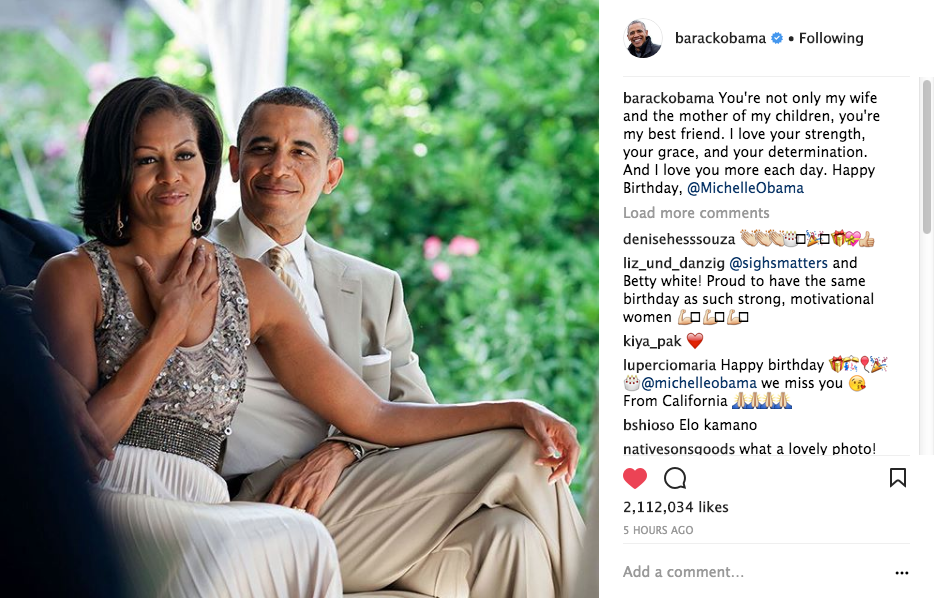 Barack Obama Pens Sweet Message To Michelle Obama