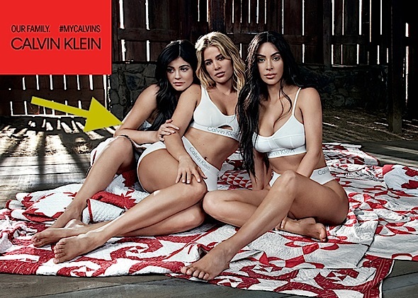 Kylie Jenner Desperately Tries To Hide Pregnant Belly In New Shoot w/ Sisters