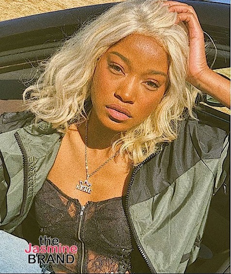 keke palmer with blonde hair